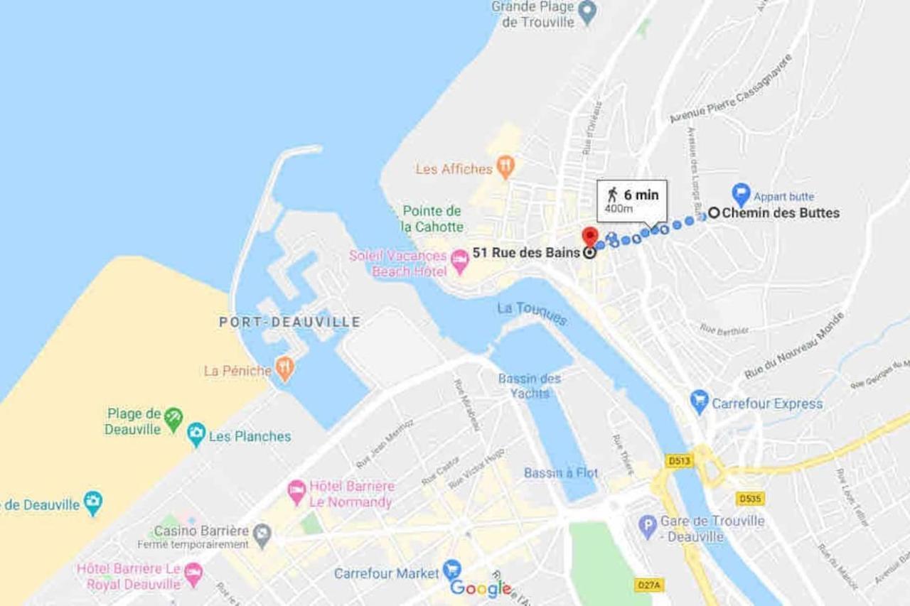 Appartement Avec Terrasse Vue Mer Trouville Sur Mer Екстериор снимка